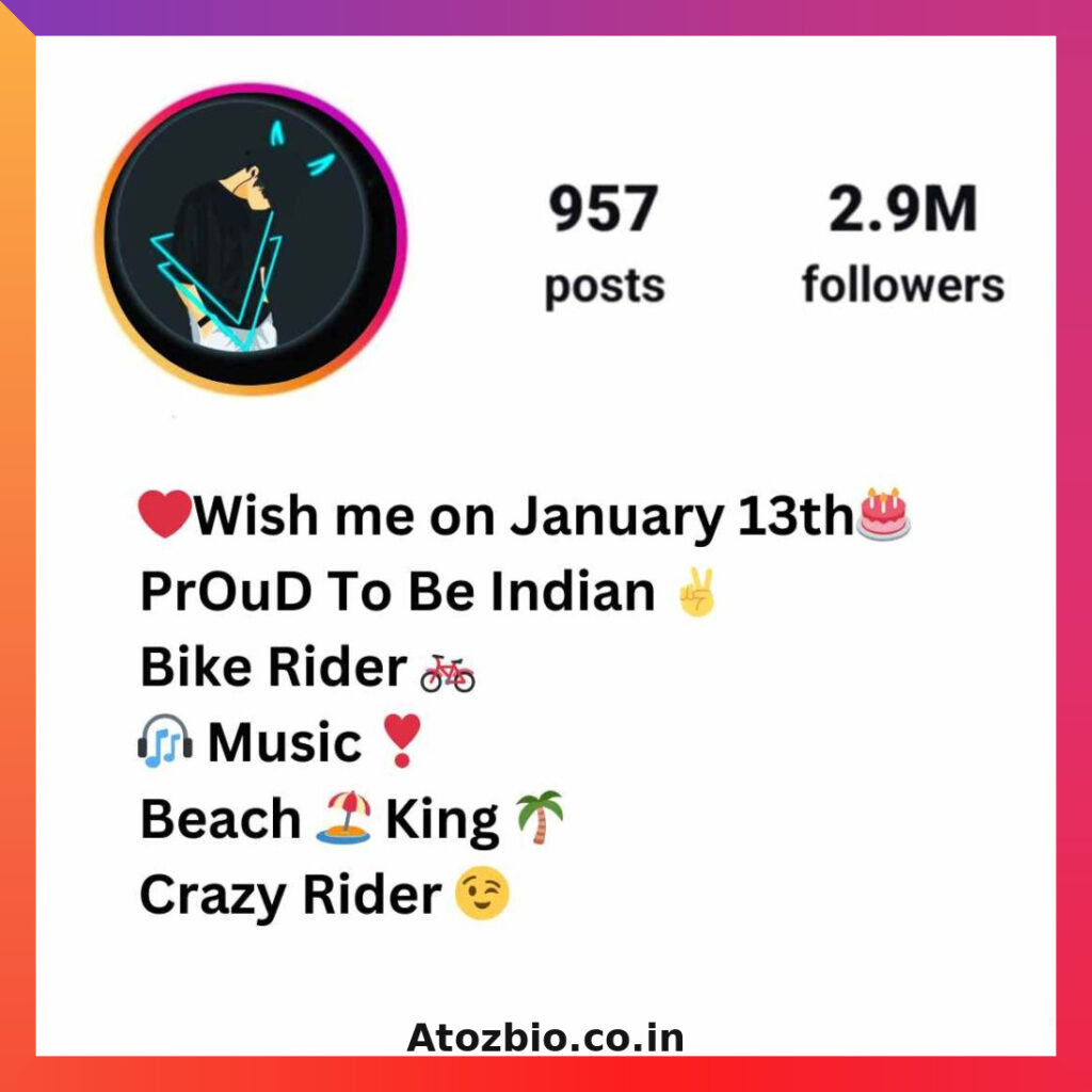 Bike Rider Bio For Instagram (3)