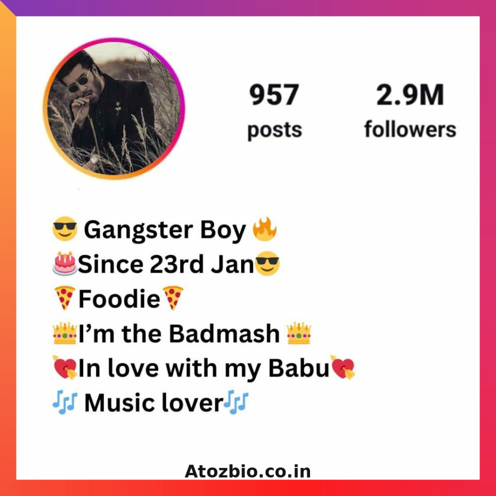 Gangster bio for instagram (2)
