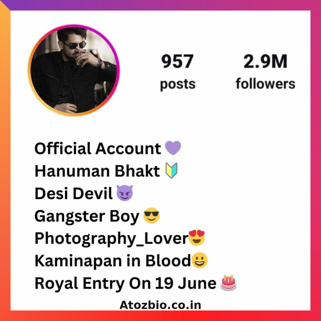 Gangster bio for instagram (3)