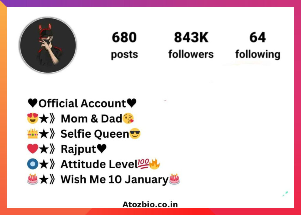 Rajput Bio For Instagram (1)
