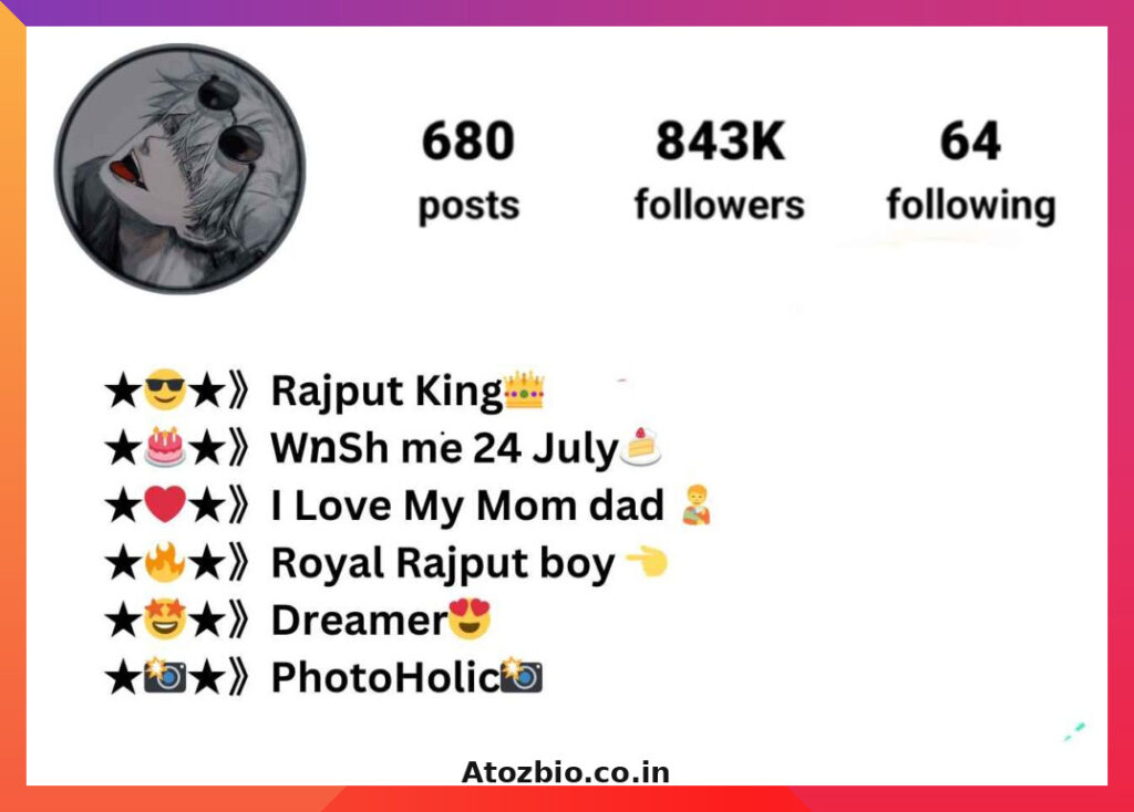 Rajput Bio For Instagram (4)