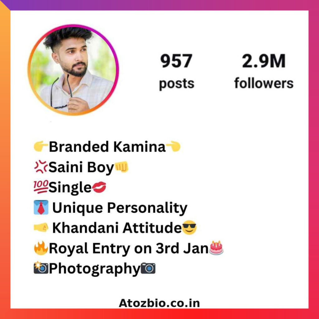 Saini Bio For Instagram (6)