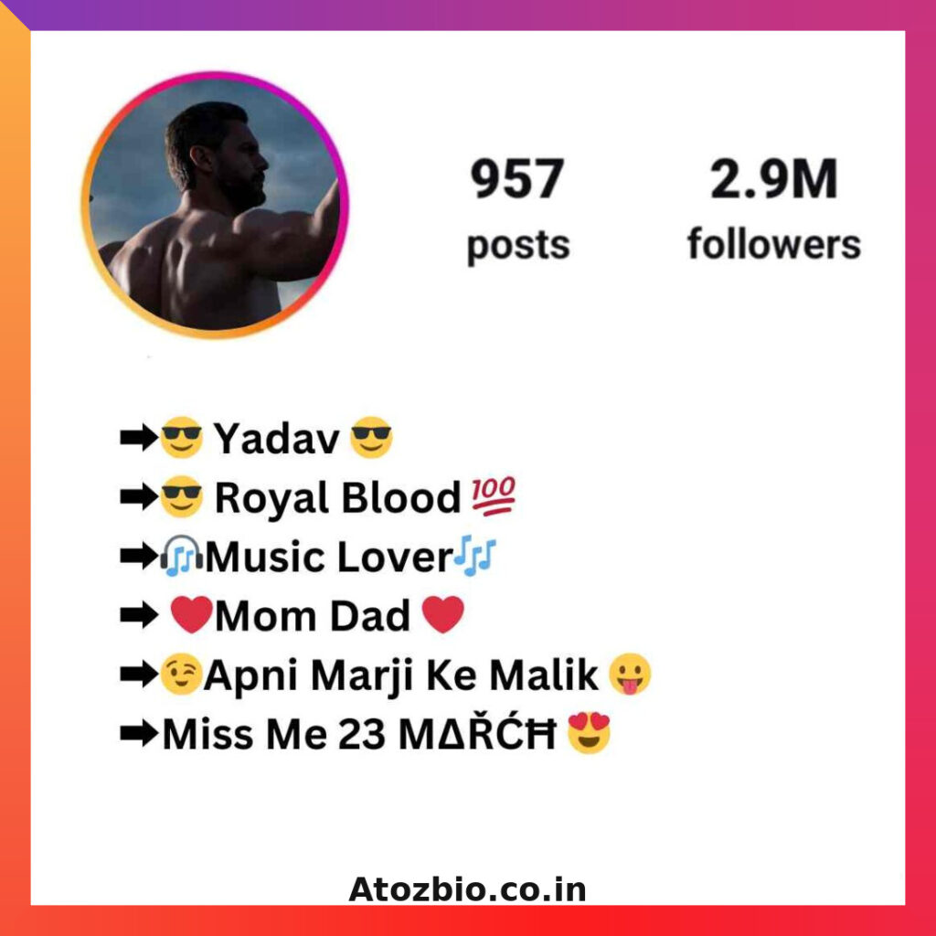 Yadav Bio For Instagram (2)