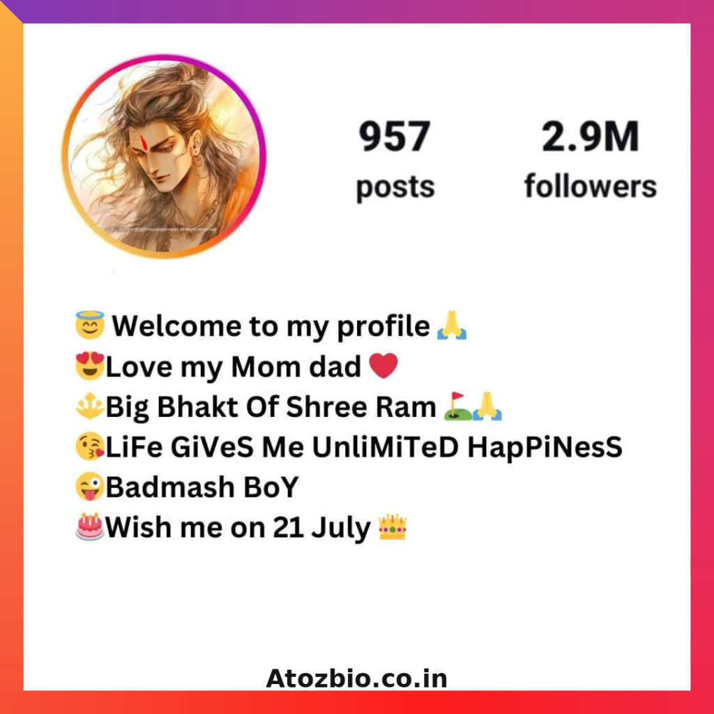 जय श्री राम Instagram Bio Jai shree ram bio for instagram (5)