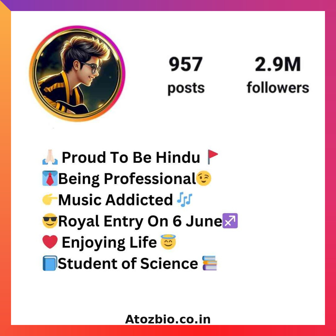 Hindu Bio For Instagram (1)