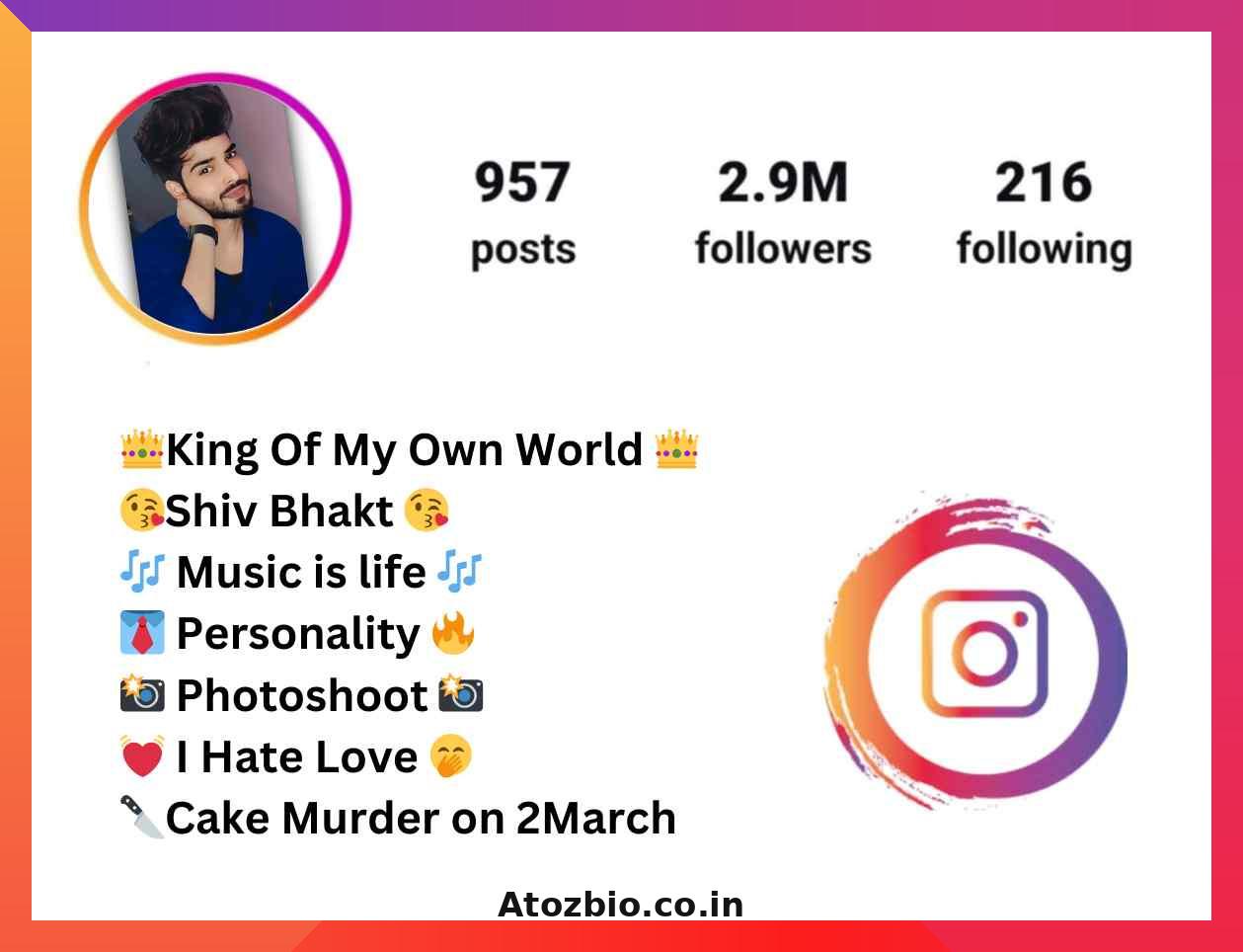 Instagram Bio me kya likhe इंस्टाग्राम बायो में क्या लिखें