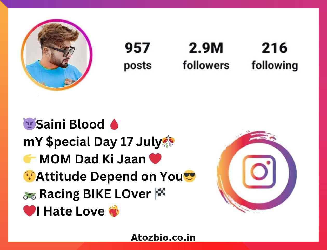 Saini Bio For Instagram (4)