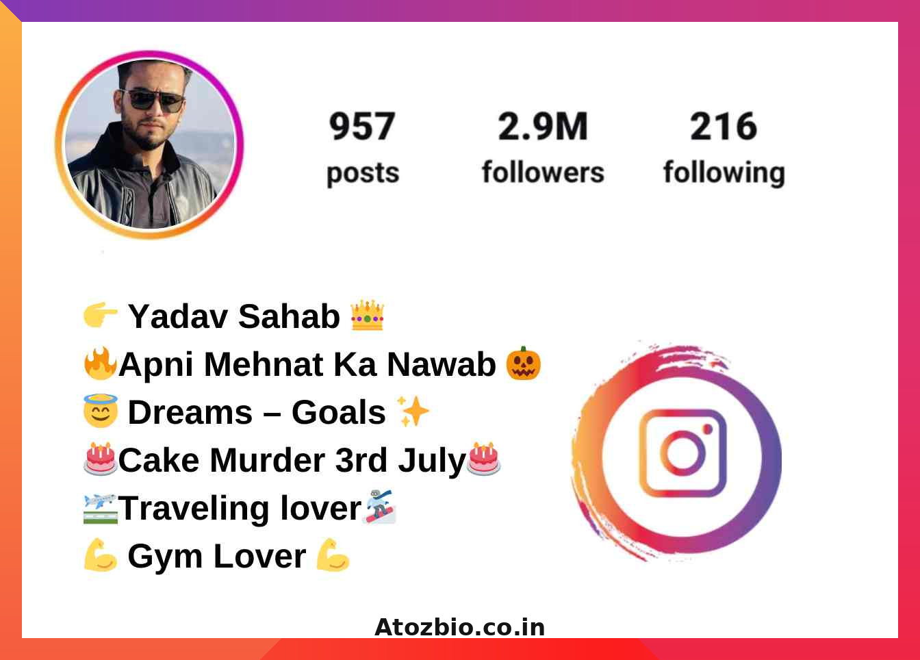 Yadav Bio For Instagram (1)